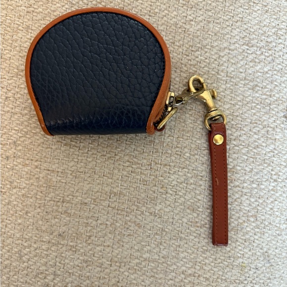 Dooney & Bourke Tan Leather Coin Pouch - Picture 2 of 3